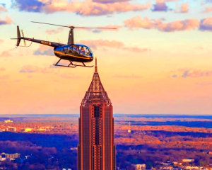 atlanta downtown buckhead helicopter