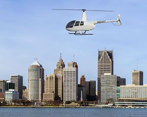 helicopter tour detroit mi