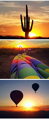 Hot Air Balloon Ride Phoenix, Sunset - 1 Hour Flight