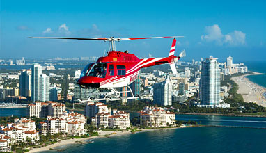 Helicopter Ride Miami, Golden Beaches - 20 Minutes