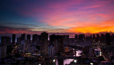 Helicopter Tour Honolulu, Evening Ride - 15 Minutes