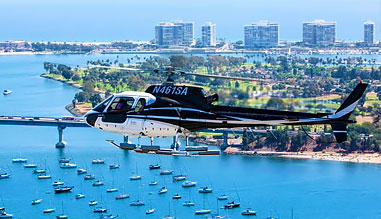 Helicopter Ride San Diego - 45 Minute Top Gun Military Tour