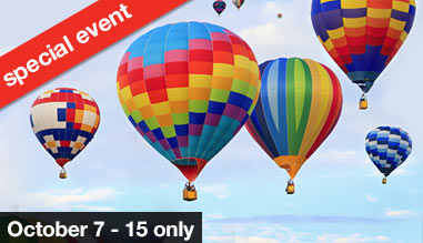 Hot Air Balloon Ride Albuquerque, Balloon Fiesta Flight (October 7th-15th Only)
